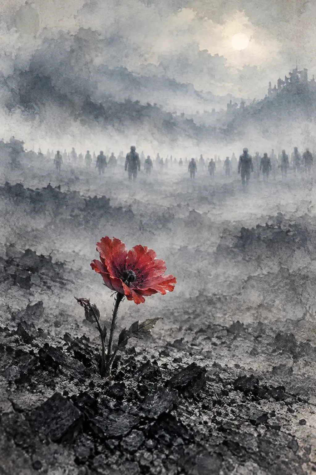 灰燼中的花